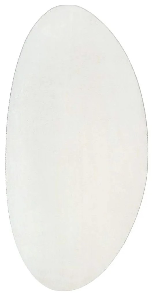Tapete Creme 100 x 200 cm Poliéster