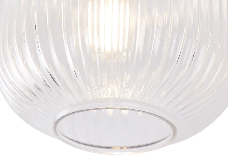Candeeiro de teto Art Déco em latão - Karel Art Deco