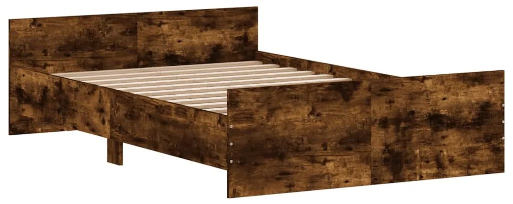 Estrutura de Cama Moona - 120x200 cm - Madeira Rustica - Design Modern