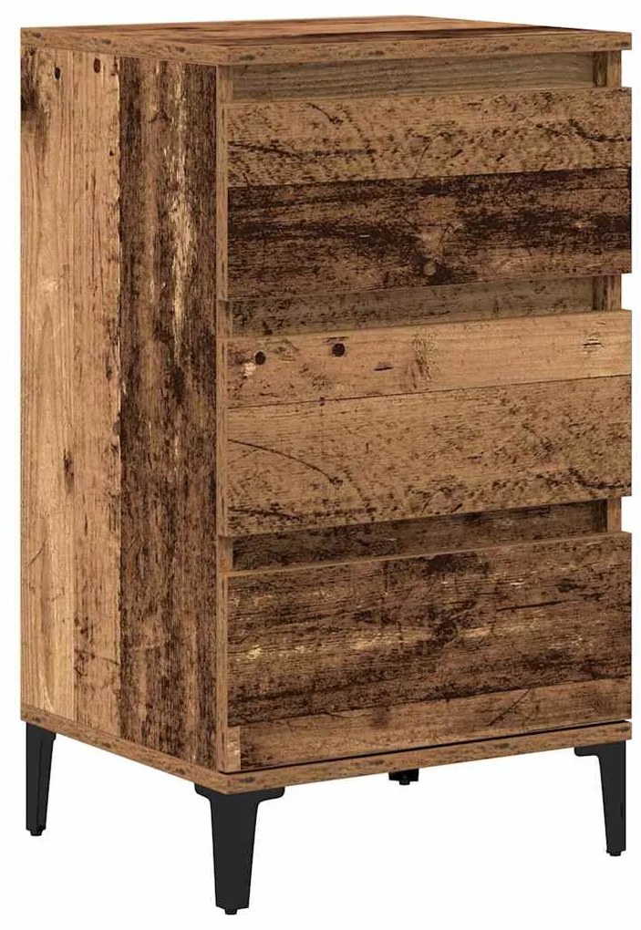 Cabideiro vidaXL Madeira Velha 40x35x70 cm Madeira de Engenharia