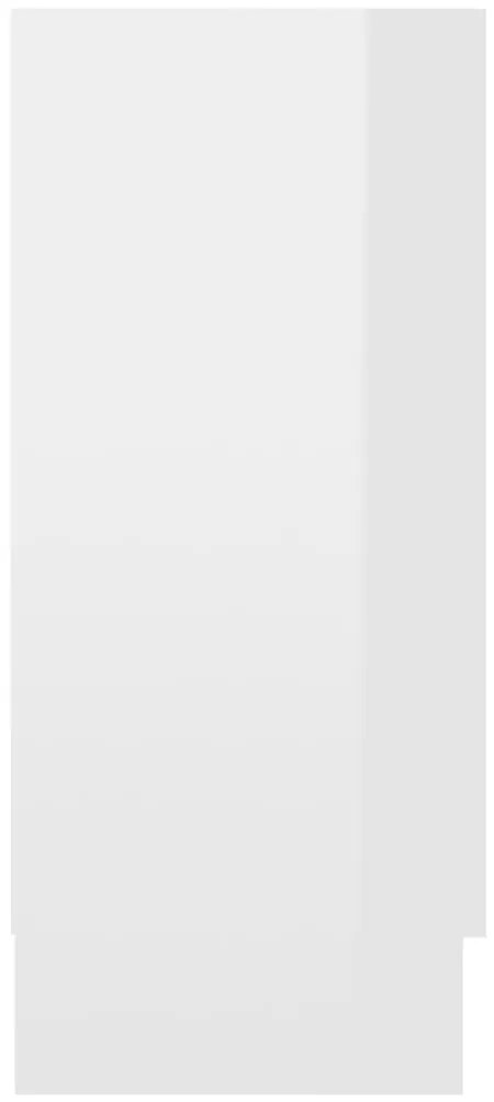 Aparador 120x30,5x70 cm derivados de madeira branco brilhante