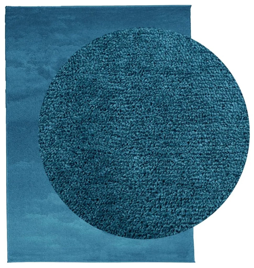 Tapete de pelo curto OVIEDO 240x340 cm turquesa