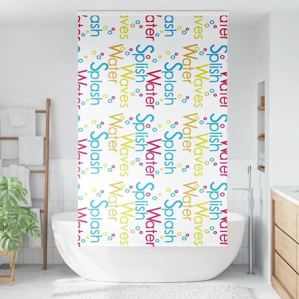 Rolo de Duche Estores com 140x240 cm Largura Tecido 136 cm
