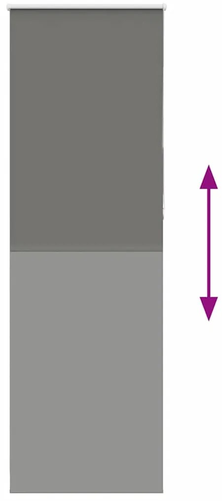 Persiana de enrolar 70x210 cm largura tecido 65,7 cm poliéster