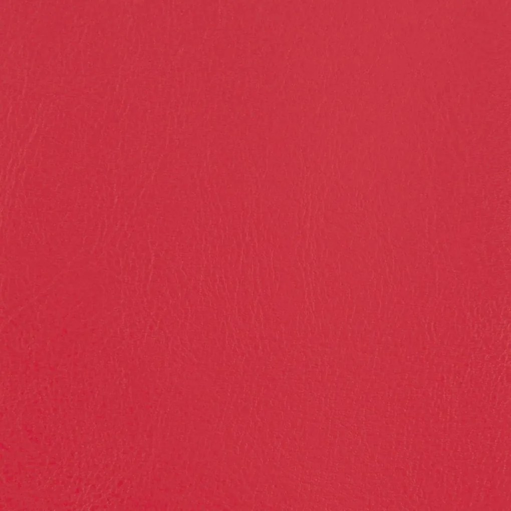 Poltrona couro artificial vermelho