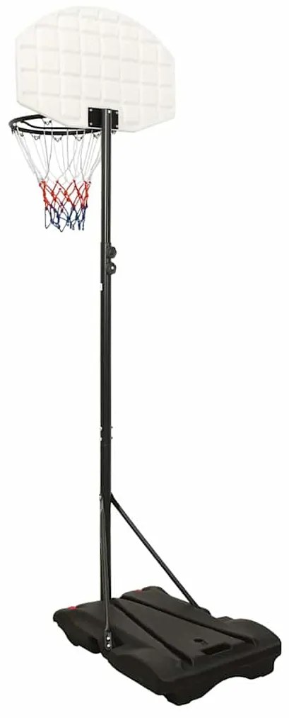 Tabela de basquetebol 216-250 cm polietileno branco