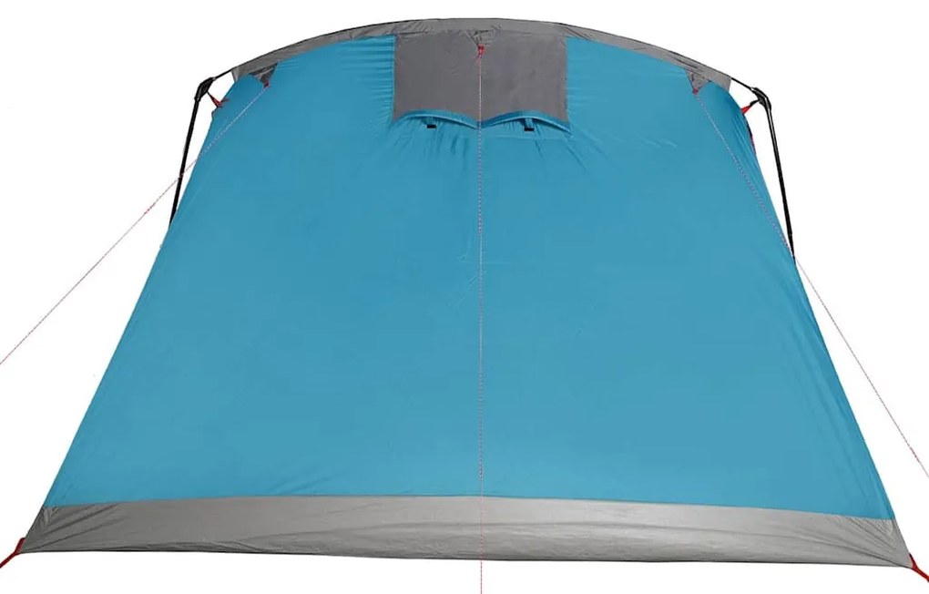 Tenda familiar túnel para 10 pessoas impermeável azul