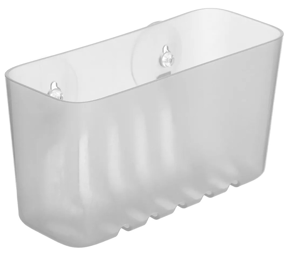 Cesto Pequeno Wc com Ventosas Standard Glace 20X8.5X11CM