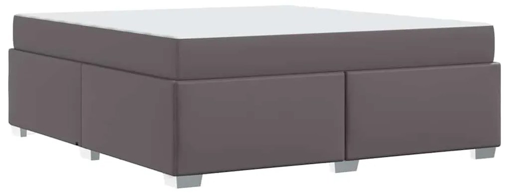 Estrutura da Cama Outros Cinzeto 180 x 200 cm Couro sintético