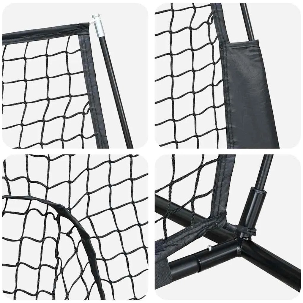 Beisebol &amp; Softbol Preto 250 x 106 x 209 cm Poliéster