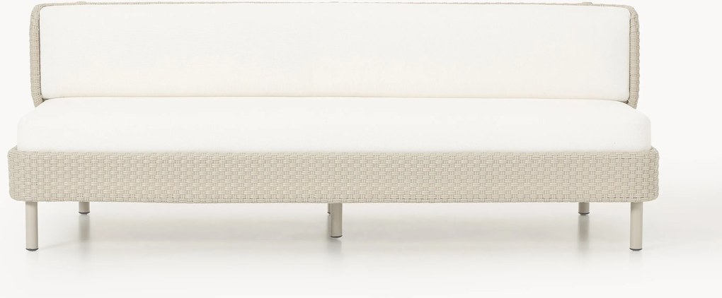 Sofá de jardim modular com capa protetora Hani (3 lugares)