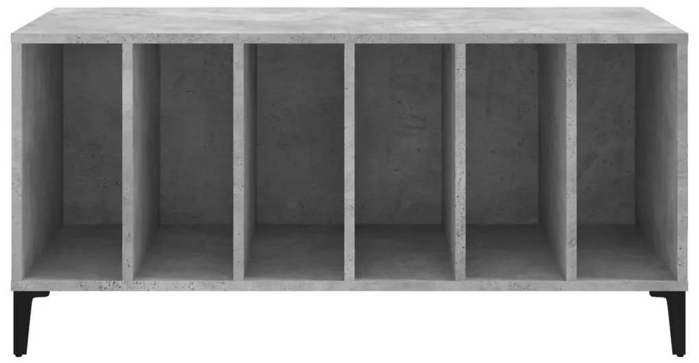 Armário p/ discos 100x38x48 cm deriv. madeira cinzento-cimento