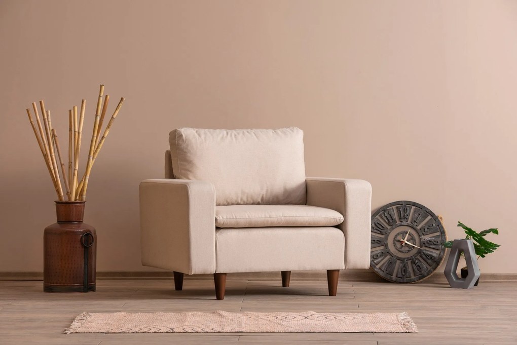 Cadeirão Lungo – Creme – 52x75x46 cm