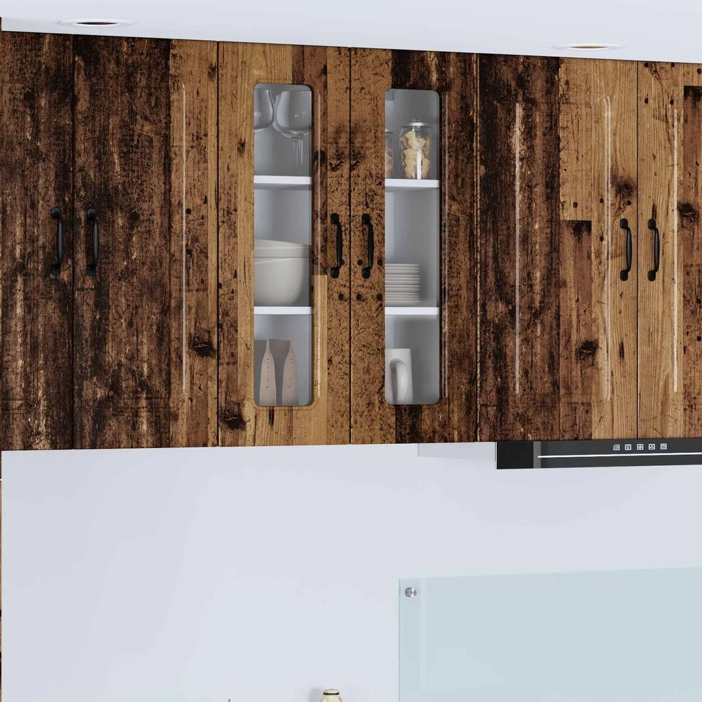 vidaXL Armário de Cozinha Kalmar Madeira antiga 60 x 31 x 80 cm