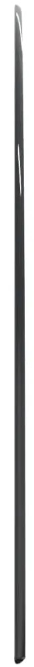 Placa de vidro semicircular para lareira 1000x600 mm
