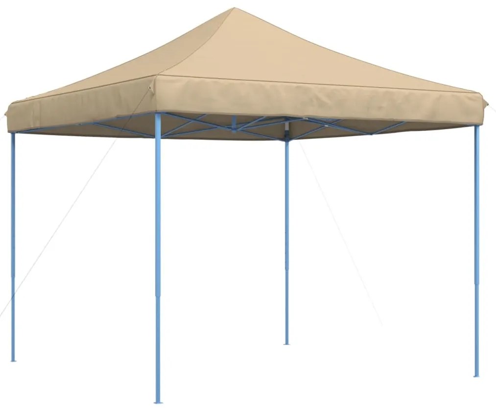 Tenda para festas pop-up dobrável 292x292x315 cm bege