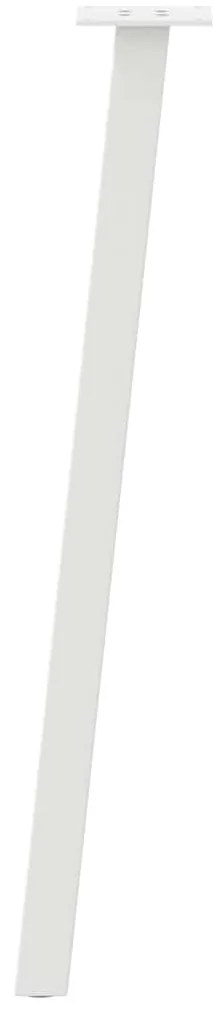 Pés de mesa de console 4 peças, branco, 72 cm, aço