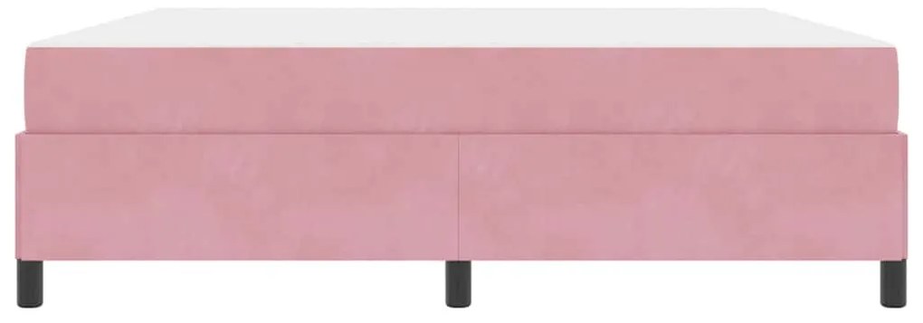 Estrutura da Cama Outros Rosa e branco 180 x 200 cm Veludo