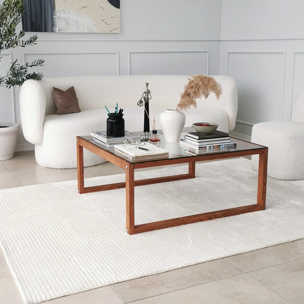 Mesa de Centro Via – Madeira – 90 cm x 40 cm x 90 cm