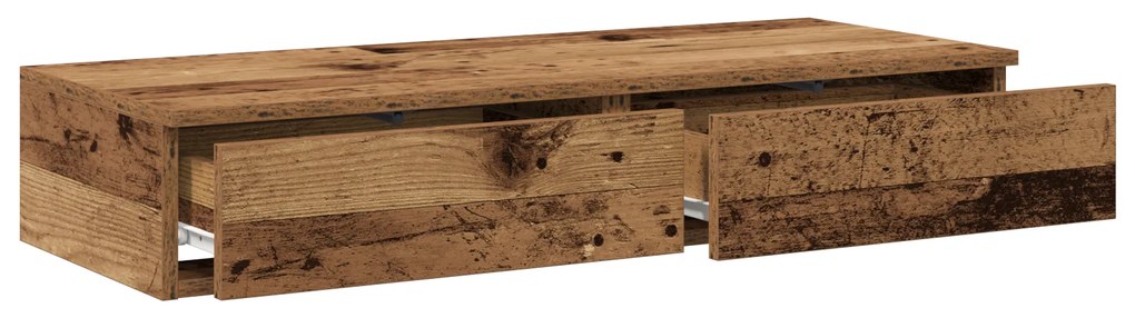 Caixas de Cama vidaXL Madeira Velha 90x36,5x16,5 cm Madeira de Engenha