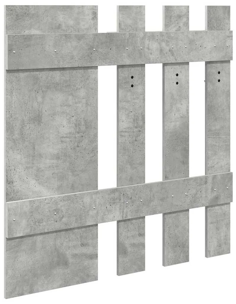 Cabideiro de Parede Cinza concreto 100 x 10 x 100 cm