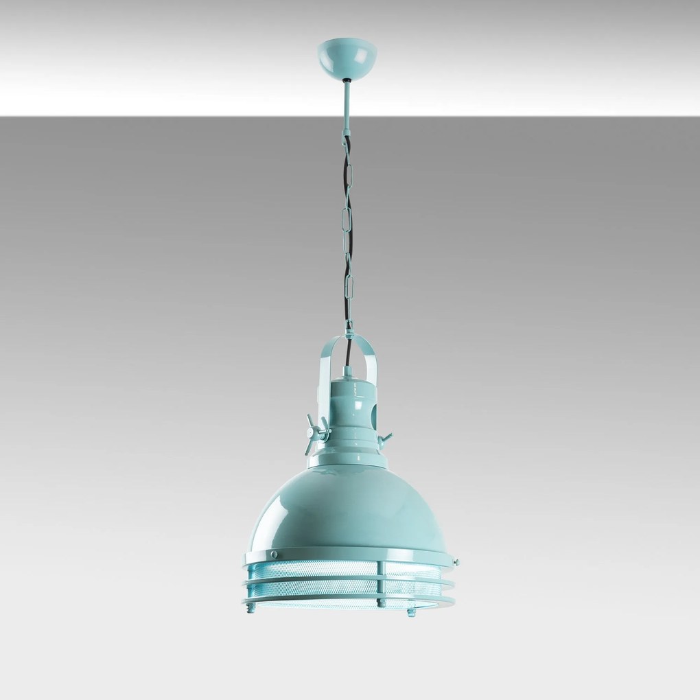 Chandelier Saglam – Turquesa – Ø30 h:40 cm
