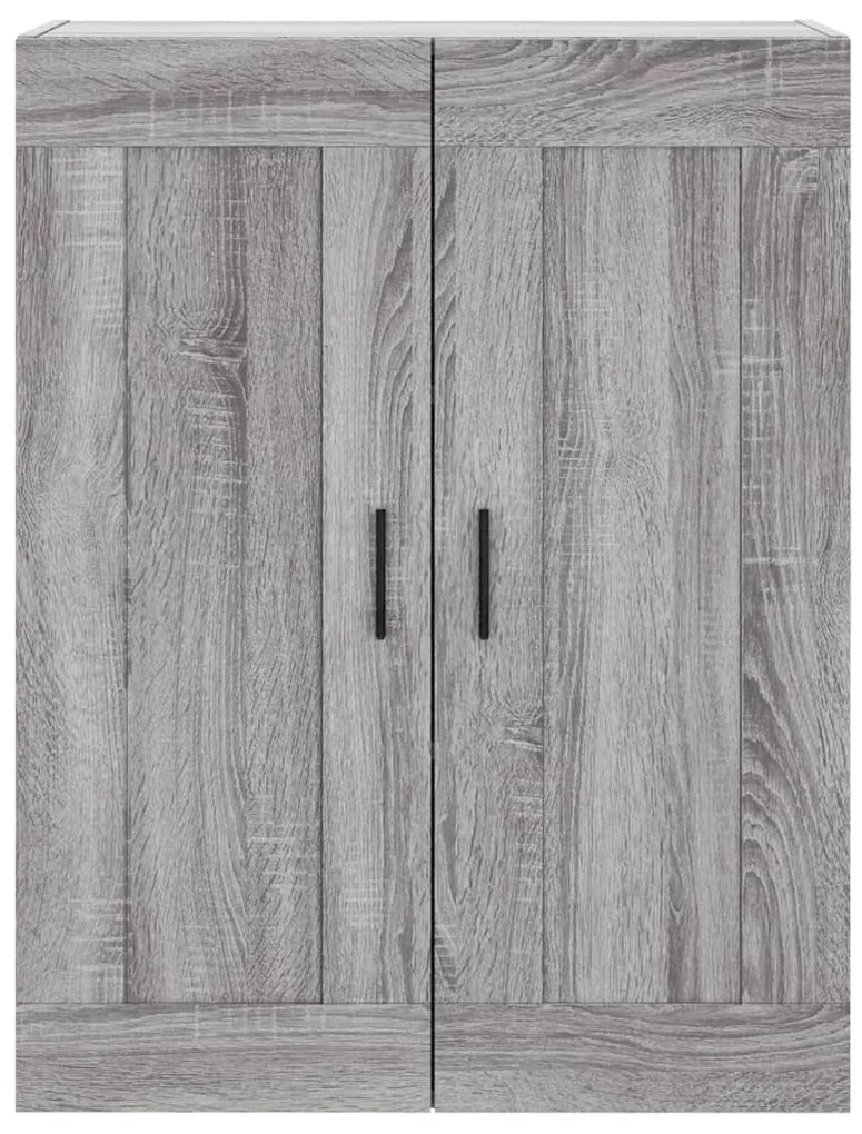 Armário de parede 69,5x34x90 cm deriv. madeira cinzento sonoma