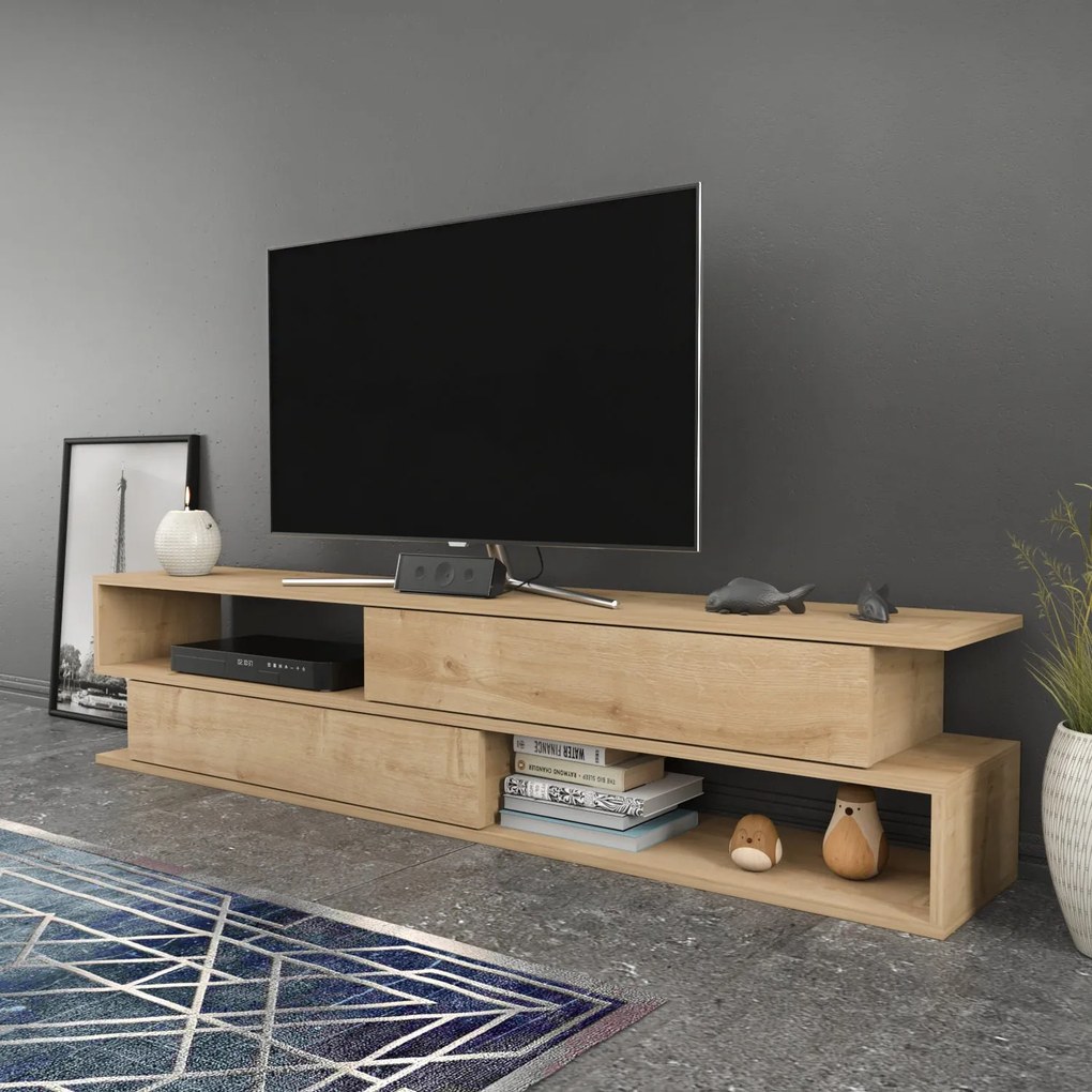 Móvel de TV Cortez – Oak – 160 cm x 35,3 cm x 38,6 cm