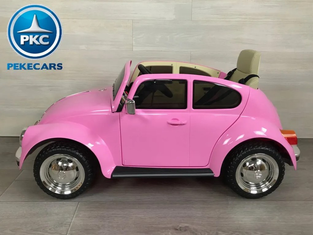 Vw Carocha Clássico Rosa 12V 2.4G