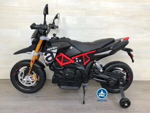 Moto criança eletrica Aprilia Dorsoduro 900 12V Preta