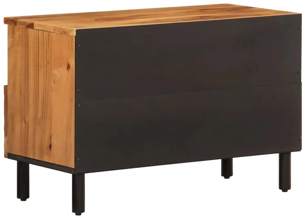 Móvel de TV 70x33x46 cm madeira de acácia maciça