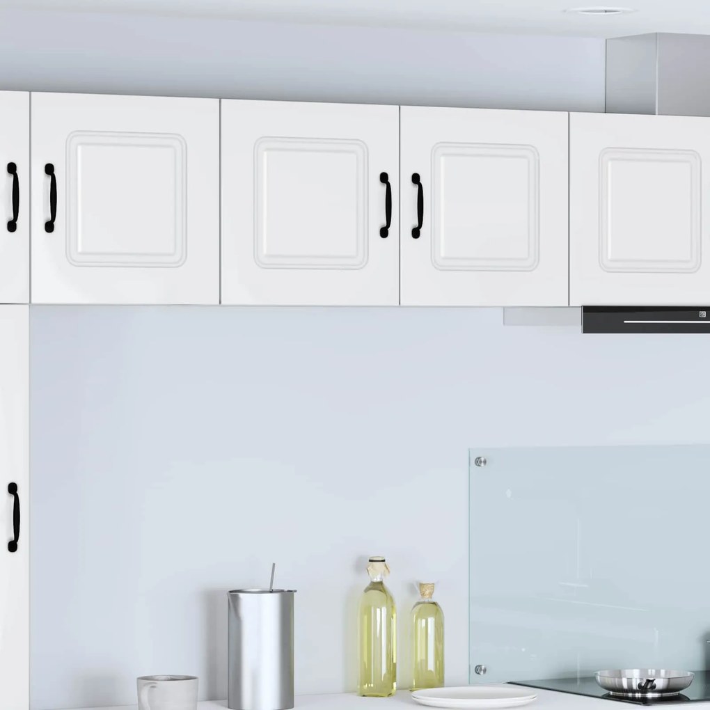 vidaXL Armário de Cozinha Kalmar Branco Brilhante 80 x 31 x 40 cm