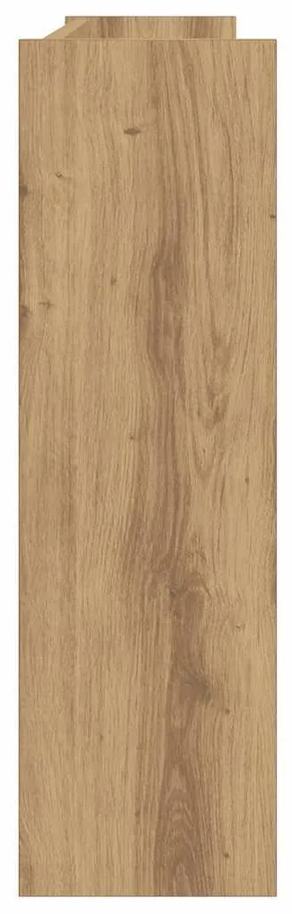 Sapateira parede 80x18x60 cm deriv. madeira carvalho artisiano