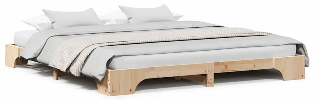 Cama 180x200 cm em Madeira de Pinho Sólido