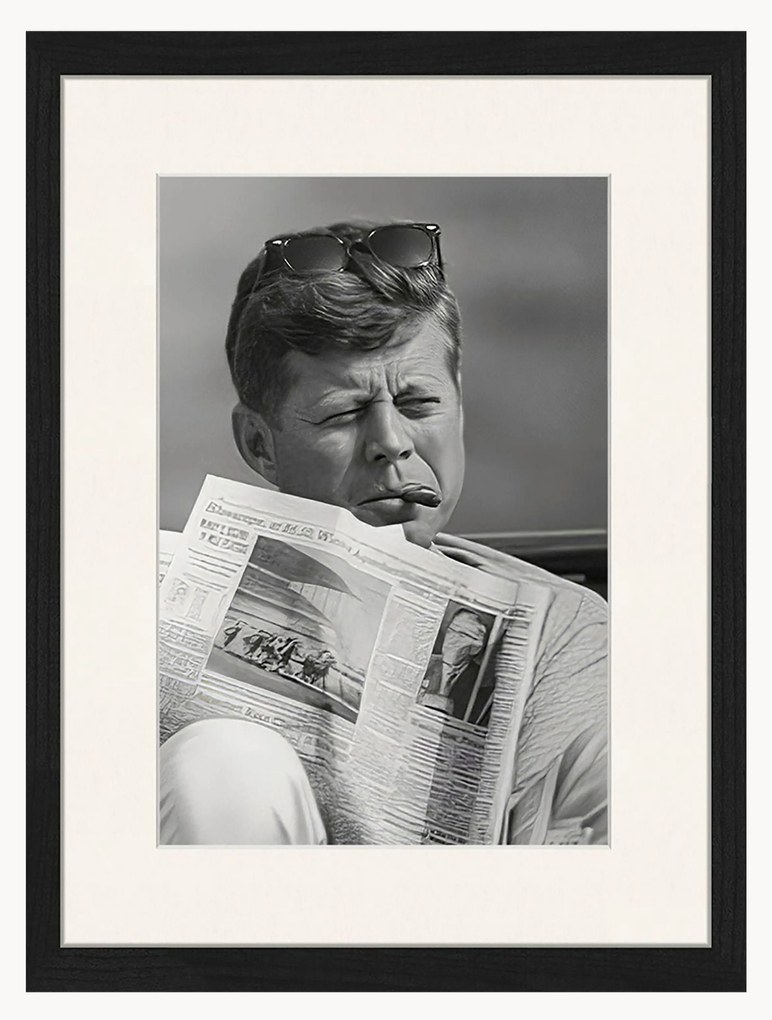 Impressão digital emoldurada John