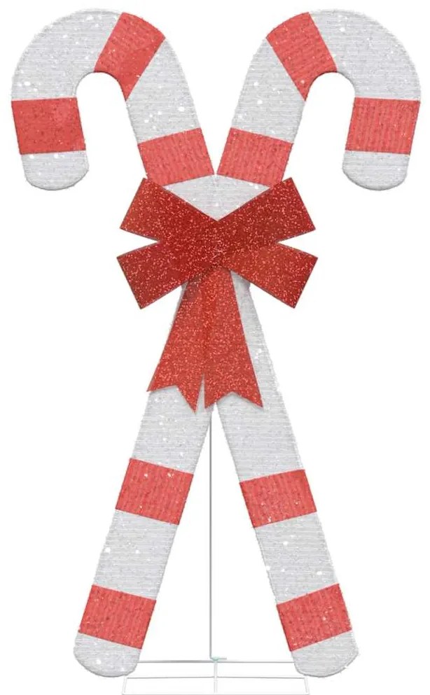 Decoração de Natal bengala doce 50 LED branco quente