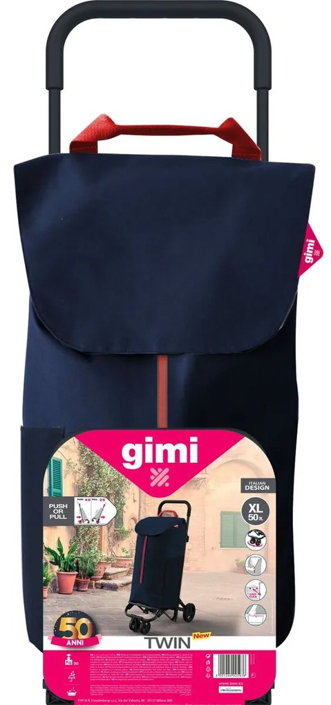 Carro de Compras Vileda 41 x 53 x 92 cm Azul 56 L