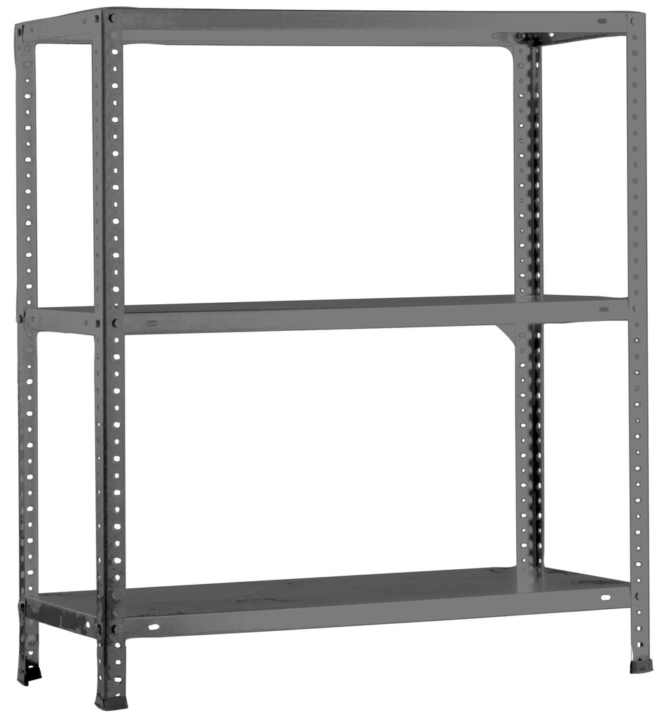 Estante com 3 Prateleiras METÁLICA ADVANTAGE SUPERPLUS 3/400 900 CINZENTA Casa, Escritório, Garagem, Despensa, Sotão Capacidade P/ prateleira 0 Kg Dim