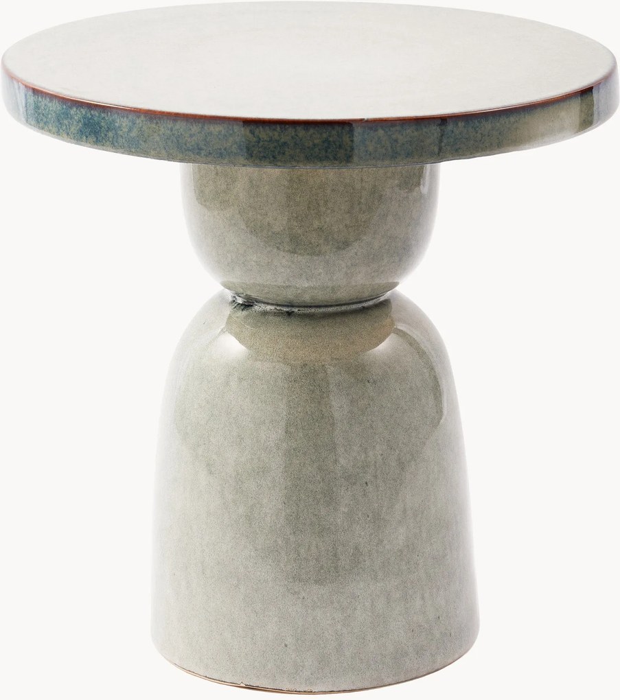 Mesa de apoio redonda artesanal Pawn
