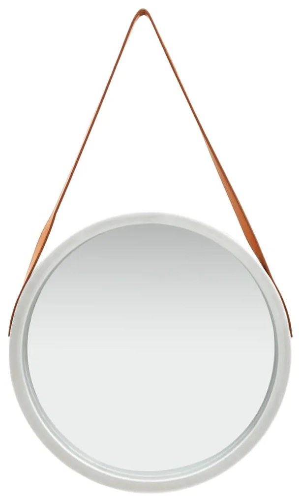 Espelho de Parede Rachelli - Prateado - Design Retro