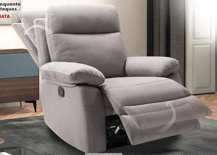 Poltrona Carceres (Relax Manual | Tecido)