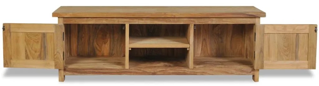 Móvel de TV 120x30x40 cm teca maciça