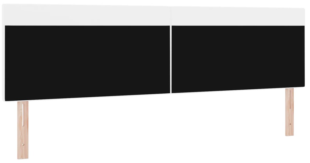 Cabeceira vidaXL Design Simples Branco Puro 200 cm Couro Sintético