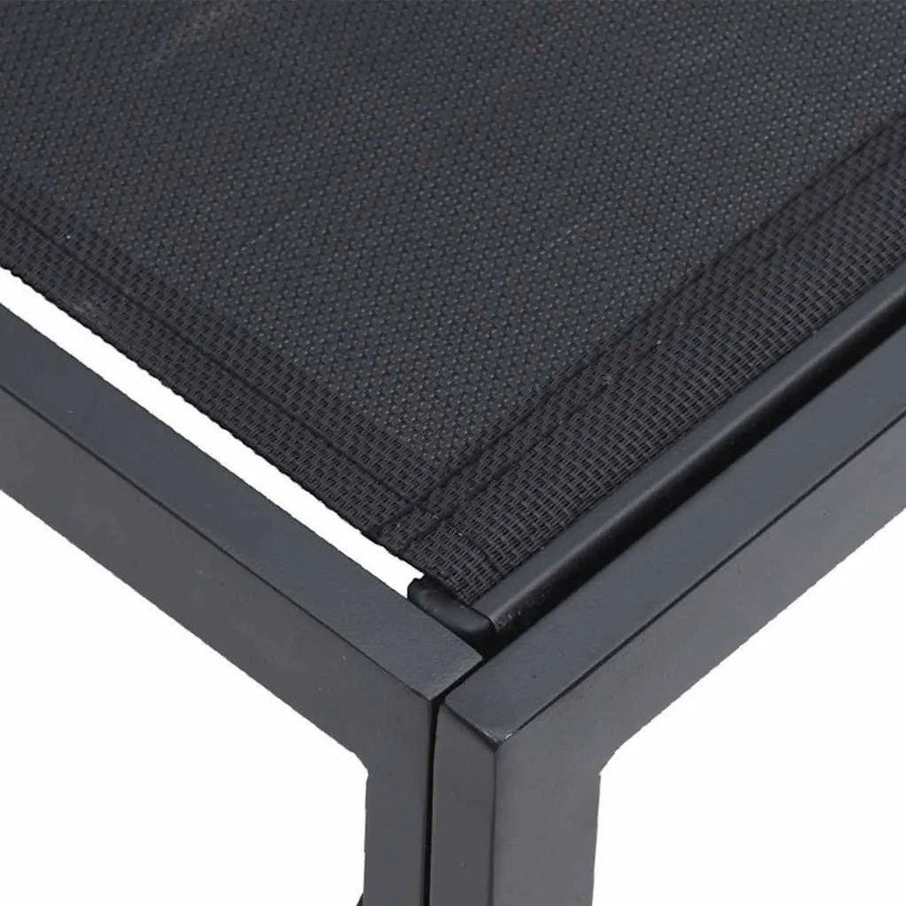 Conjunto de Sofá de Jardim 10 pcs Preto 70 x 70 x 32 cm