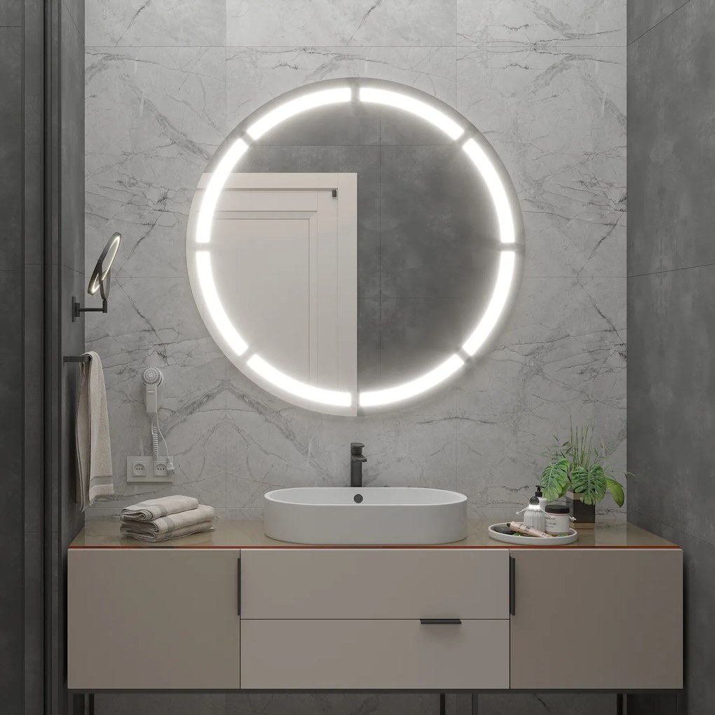Espelho Redondo LED C2 premium 40x40
