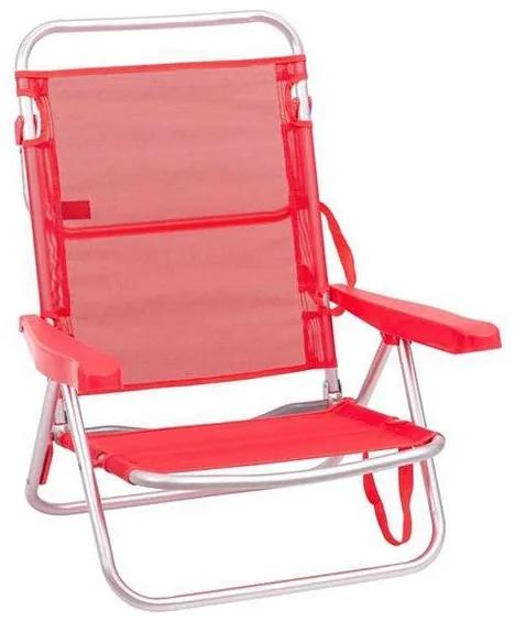 Cadeira de Praia Juinsa Coral Alumínio (61 x 47 x 80 cm)