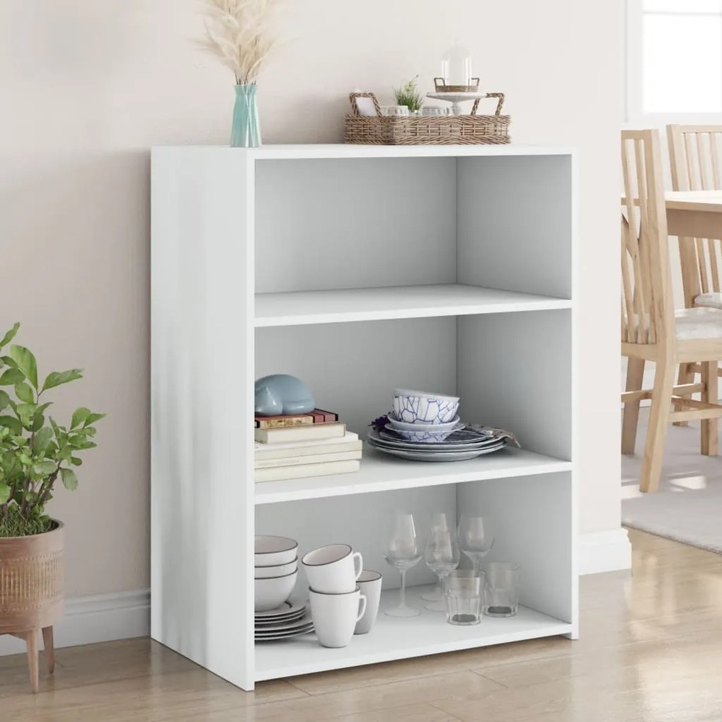 vidaXL Aparador 70x41x93 cm derivados de madeira branco