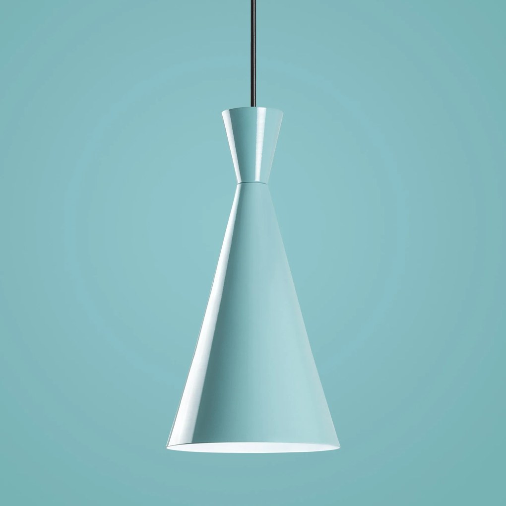 Candeeiro de Teto Tom – Turquesa – Ø19 h:37 cm