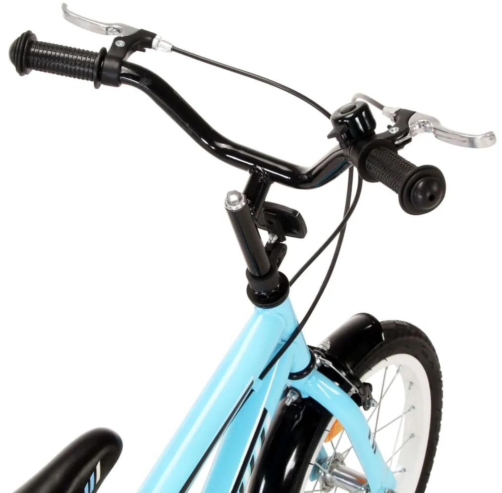 Bicicleta de criança roda 14" preto e azul