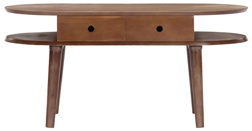 Mesa de centro 100x50x46 cm madeira de acácia maciça